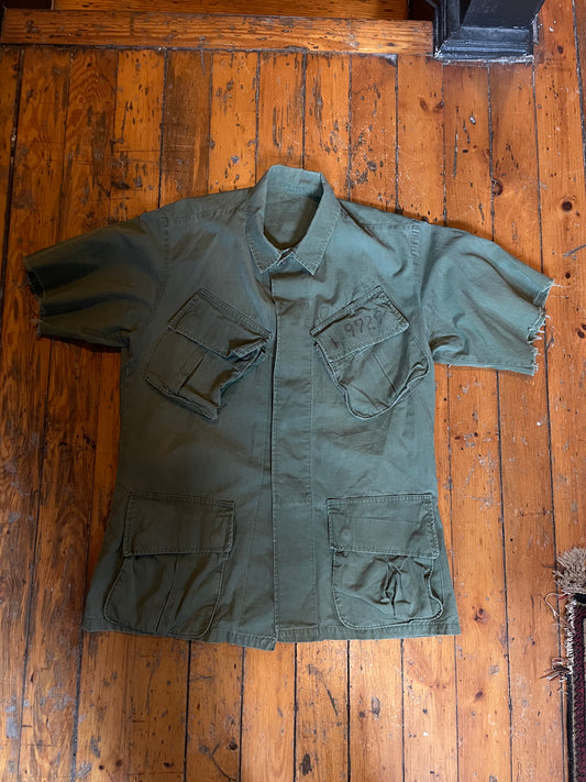 1968 Vietnam War OG-107 Slant Pocket Combat Jacket